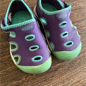 Keen Kids Purple and Teal Sandals